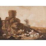 NORDIC PAINTER, 19TH CENTURY



LANDSCAPE WITH RUINS AND SHEPHERDS