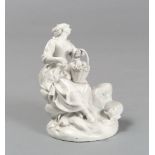 SMALL GROUP IN PORCELAIN, PROBABLY BASSANO 18TH CENTURY