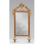 MIRROR IN GILTWOOD, LUCCA LATE 18TH CENTURY