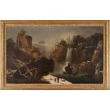 FRANCESCO FOSCHI, workshop of

(Ancona 1710 - Roma 1780)

VIEW OF THE TIVOLI WATERFALLS