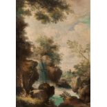 PAINTER NORTHERN ITALY, EARLY 19TH CENTURY



IMAGINARY LANDSCAPE WITH WATERFALL AND FIGURES