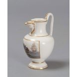 MINIATURE MILK JUG IN PORCELAIN, REAL FABBRICA FERDINANDEA, LATE 18TH CENTURY

glazed in white and