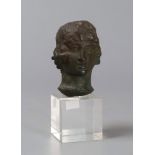 BOY'S HEAD IN BRONZE, 19TH CENTURY

classical style.

Size cm. 5 x 10 x 14.

Base in plexiglass.