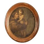 PAINTER FROM PADOVA, SECOND HALF 17TH CENTURY



Saint Anthony and Child

Oil on oval canvas, cm. 60