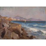 PAOLO PRATELLA

(Napoli 1892 - 1980)



GULF DI NAPLES

Oil on panel, cm. 28 x 38

Signed lower left