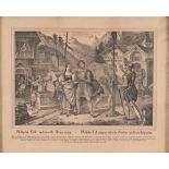 GERMAN ENGRAVER EARLY 20TH CENTURY
SCENES FROM WILLIAM TELL
Three prints, cm. 30 x 38