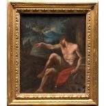 PAINTER FROM BOLOGNA, 17TH CENTURY



SAINT JOHN BAPTIST INDICATES THE SAVIOUR 

Oil on canvas,