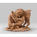 ROMAN SCULPTOR, 19TH CENTURY



CHILD WITH DOG

Sculpture in terracotta, cm. 15 x 10 x 17

Signed