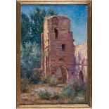 DANTE RICCI

(Serra San Quirico 1879 - Roma 1957)



ROMAN TOWER

Oil on panel, cm. 56 x 37