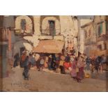 FRANCESCO VARIOPINTO

(20th century)



MARKET IN ISCHIA

Oil on panel, cm. 21 x 30

Signed and