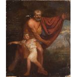 NEOCLASSIC PAINTER
BIBLICAL SCENE
Oil on canvas, cm. 20.2 x 17