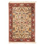 BALCANIC RUG, SECOND HALF 20TH CENTURY

Persian design, with palmette, blossom and birds, in