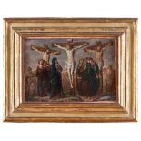 ITALIAN PAINTER, 19TH CENTURY



CHRIST ON THE GOLGOTHA

Olio on paper, cm. 23 x 33



Condition