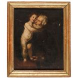 ITALIAN PAINTER, XIX CENTURY
JOSEPH AND THE CHILD
Oil on canvas, cm. 32 x 26.5
Gilt frame