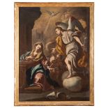 NEAPOLITAN PAINTER, 18TH CENTURY 
ANNUNCIATION
Oil on canvas, cm. 102 x 75
Condition of the