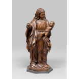 SCULPTOR NORTHERN ITALY, LATE 16TH CENTURY



Virgin and Child

Sculpture in walnut, cm. 81 x 39 x