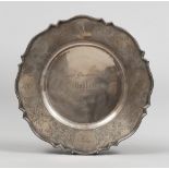 PLATE IN SILVER, HALLMARK MOSCOW 1884

inscribed in Cyrillic. 

Argentieri Feodosil Ivanovich Pekin,