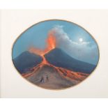 NEAPOLITAN PAINTER, EARLY 20TH CENTURY



NOCTURNAL WITH ERUPTION

NOCTURNAL WITH VESUVIUS

Pair