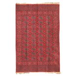 PAKISTAN RUG, FIRST HALF 20TH CENTURY

bokara design, secondary motifs in centre field with red