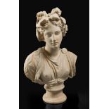 BUST IN STUCCO, EARLY 20TH CENTURY

depicting Roman lady. Plinth base.

Size cm. 70 x 42 x 23.