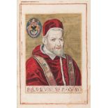 ITALIAN ENGRAVER, 17TH CENTURY



POPE PAUL V BORGHESE

Colour etching, cm. 22,5 x 16

Subtitled