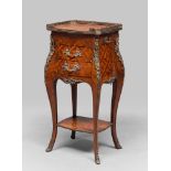 CYLINDRICAL BEDSIDE TABLE IN BOIS DE ROSE, EARLY 20TH CENTURY

18th century style, with two drawers.