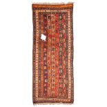 RARE CAUCASIC DAGHESTAN RUG, LATE 19TH CENTURY

a series of six columns with a vertical series of