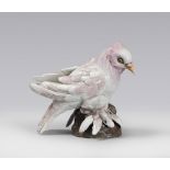 FIGURE OF BIRD OF PREY IN PORCELAIN, PROBABLY GINORI, LATE 19TH CENTURY

polychrome glazing. The