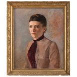 ITALIAN PAINTER, LATE 19TH CENTURY



PORTRAIT OF DONNA

Oil on canvas, cm. 60 x 50

Signed 'M.