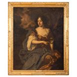 SIR PETER LELY, attr. to

(Soest 1618 - Londra 1680)



PORTRAIT OF ELISABETH FONTAYNE

Oil on