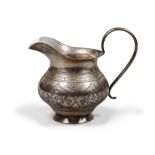 MILK JUG IN SILVER, RUSSIA, MOSCOW 1878

body with foliate motif.

Title 875/1000.

Size cm. 9,5 x