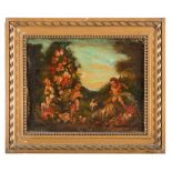 ITALIAN PAINTER, EARLY 20TH CENTURY



LANDSCAPE WITH FOUNTAIN, PUTTI AND WREATHS 

LANDSCAPE WITH