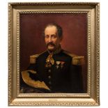 ITALIAN PAINTER, 19TH CENTURY



PORTRAIT OF GENERAL FLORINDO ALLEGRINI

Oil on canvas, cm. 72 x 60