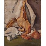 LUIGI SURDI (Napoli 1897 - Roma 1959) Natura morta con pollo, 1930