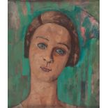 FELICE CASORATI (Novara 1883 - Torino 1963) Giovinetta, 1936