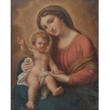 ANTONIO CAVALLUCCI, bottega di (Sermoneta 1752 - Roma 1795) VERGINE CON BAMBINO