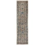 RARE GALLERY KASHAN CARPET, EARLY 20TH CENTURY Measures cm. 255 x 100.