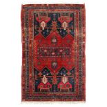 ANATOLIAN LADIK CARPET, EARLY 20TH CENTURY rectangular medallion with multicolored pattern and