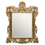 GILT WOOD MIRROR, 19TH CENTURY Measures cm. 110 x 83.