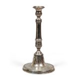 SILVER CANDLESTICK, NAPLES 1832-1872 h. cm. 26, weight gr. 251.