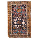 SHIRWAN CARPET, EARLY 20TH CENTURY Measures cm. 186 x 80. Defects and restaurations.