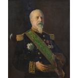 ITALIAN PAINTER, EARLY 20TH CENTURY PORTRAIT OF OFFICER Oil on canvas, cm. 97 x 77 In frame