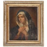 CENTRAL ITALY PAINTER, FIRST HALF 19TH CENTURY MATER DOLOROSA Oil on canvas, cm. 58 x 48,5 CONDITION