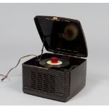 GALALITE RECORD-PLAYER, RCA VICTOR 50'S for vinyls 45 turns. Measurements cm. 19 x 29 x 32.
