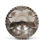 SILVER CENTERPIECE, ITALY FIRST HALF 20TH CENTURY Measures cm. 6 x 25, weight gr. 230.