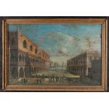 VENETIAN PAINTER, 20TH CENTURY SAINT MARK SQUARE Oil on canvas, cm. 58 x 89 CONDITION REPORTING