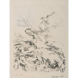 OSKAR KOKOSCHKA (Austria 1886 - Svizzera 1980) The frogs Acquaforte, ex. XX/LXX Misure della lastra,