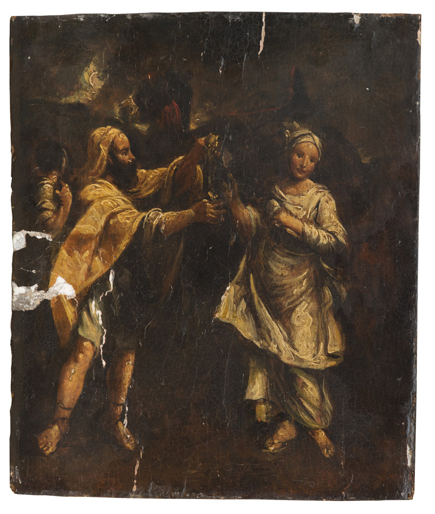 GIUSEPPE MARIA CRESPI, bottega di (Bologna 1665 - 1747) REBECCA ED ELIEZER AL POZZO