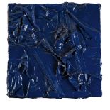 CHARLOTTE RITZOW (Berlino 1971) Profondo Blue, 2010 Smalto e tecnica mista su carta cm. 24,5 x 24