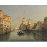 ANTOINE BOUVARD (MARC ALDINE) (Francia 1870 - 1956) Venezia, anni '40 Olio su tela, cm. 50 x 65